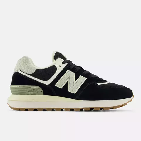 Tênis New Balance 574 Legacy Preto/Verde Musgo