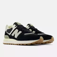 Tênis New Balance 574 Legacy Preto/Verde Musgo - Seads | Loja Online Surfwear Lifestyle | Oficial