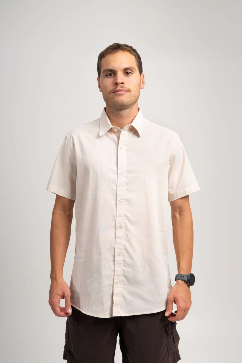 Camisa Soft Linen Areia