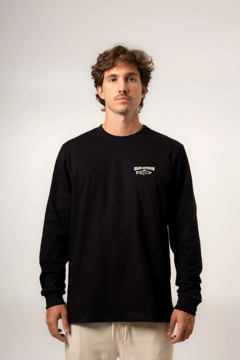 Long Sleeve Seads Outdoor Preta - comprar online