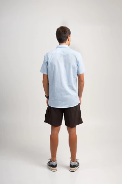 Imagem do Camisa Soft Linen Azul Claro