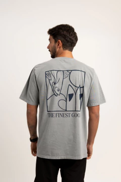 T-shirt The Finest Cinza Azulado Stone - comprar online