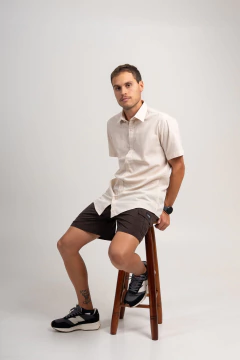 Camisa Soft Linen Areia - comprar online