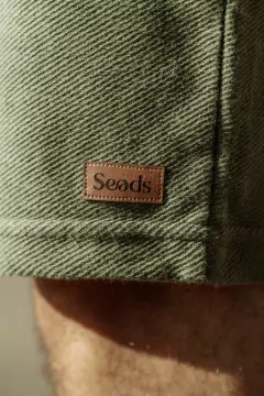 Short Cotton Verde Oliva - comprar online