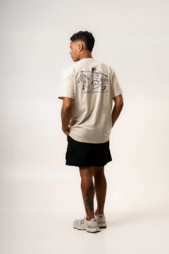T-shirt Caiçara Creme - Seads | Loja Online Surfwear Lifestyle | Oficial