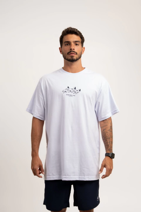 T-shirt Trio Oversized Branca