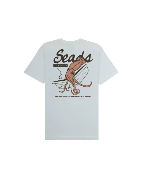 T-shirt Calamari Off-White - comprar online