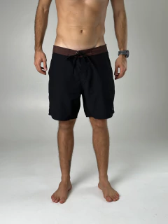 Boardshort Retro Preto/Marrom na internet