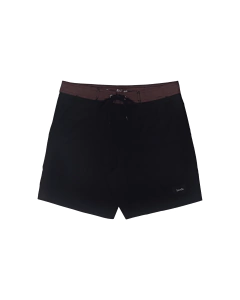 Boardshort Retro Preto/Marrom - comprar online