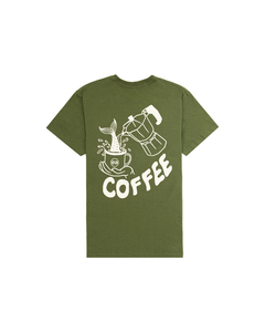 T-shirt Coffee Verde