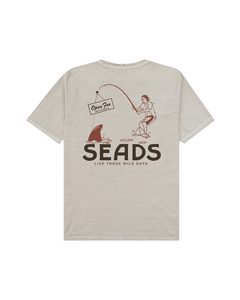 T-shirt Wild Fishing Areia Stone