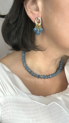 BRINCO AMARILES AZUL