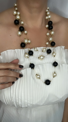 COLAR PIERRE PEROLA BLACK