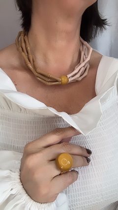 COLAR ADÉLIA DUO CARAMELO
