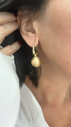 BRINCO BARI DUO DOURADO E DOURADOFOSCO