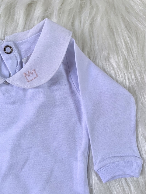 Body Branco Gola Tulipas