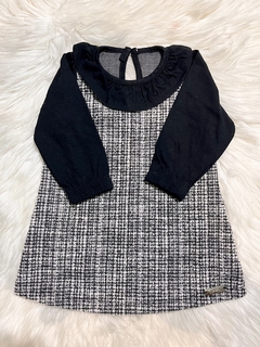 Vestido Gola Black