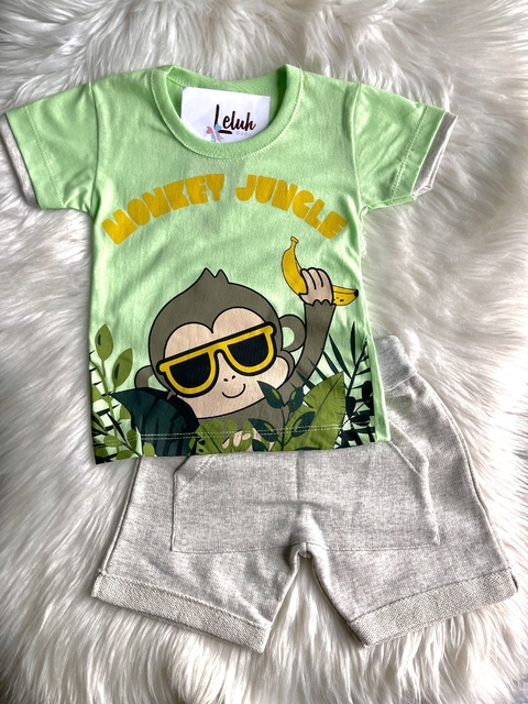 Conjunto Monkey Verde