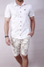 Camisa Meia Malha Estampa Tropical
