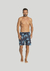 Shorts Tecido Plano Estampa Floral