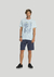 Camiseta Malha Linen Estampa Tropical