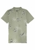 Camisa Polo Meia Malha Estampa Tropical - All Time