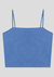Blusa com alças canelada 0479 na internet