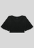 Blusa Cropped em Malha Viscose com Manga Flare 35599 - comprar online