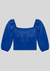 Cropped Manga 3/4 com Franzido Busto 35600 - All Time