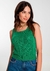 Blusa em Tricô Texturizado com Decote Quadrado 35613