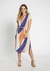 VESTIDO MIDI RAYON FENDA LATERAL - comprar online