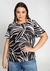 BLUSA PLUS SIZE RAYON ESTAMPADA 46980