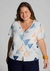 CAMISA PLUS SIZE RAYON ESTAMPADA 46983