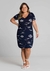 VESTIDO PLUS SIZE CURTO ESTAMPADO na internet