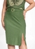 Saia Midi Lápis Plus Size em Malha com Cinto 47175 - comprar online