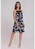 VESTIDO CURTO EM CREPE CHIFFON ESTAMPADO