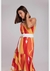 VESTIDO MIDI EM CREPE CHIFFON COM BABADO na internet