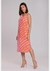 VESTIDO MIDI CREPE CHIFFON COM RETILÍNEA
