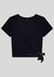 Blusa cropped com laço na lateral 49258 na internet