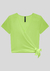 Blusa cropped com laço na lateral 49258 - loja online