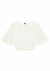 Cropped com Manga Flare Malha 49259 - All Time