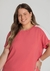BLUSA COM RETILÍNEA PLUS SIZE