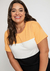 BLUSA TRIO DE CORES PLUS SIZE 50623