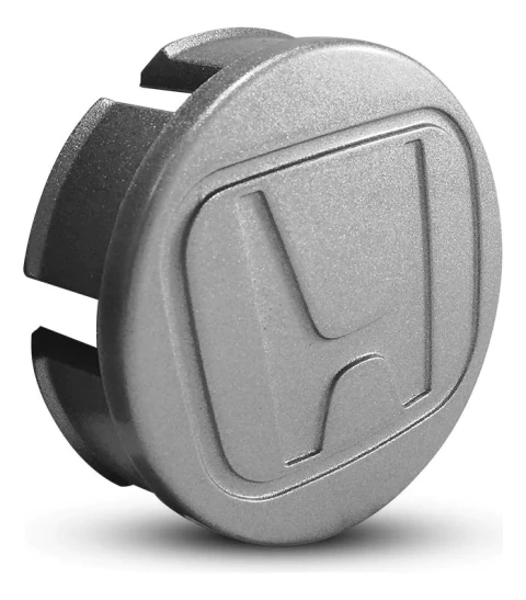 Calota Meio Centro Honda Fit 2006 2007 2008 Prata 58mm