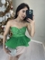 Blusa Peplum Pietra - Verde - BELA FIORE