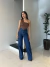 Calça Jeans Wide Leg Cintia - Lavagem Escura - comprar online