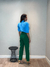 Camisa Crepe de Seda Aimee - Azul na internet