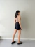 Short Saia Crepe Alfaiataria Carla - Preto - comprar online