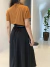 Saia Cetim Marcela - Preto - loja online
