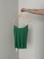 Blusa Crepe de Seda Pérola - Verde - comprar online